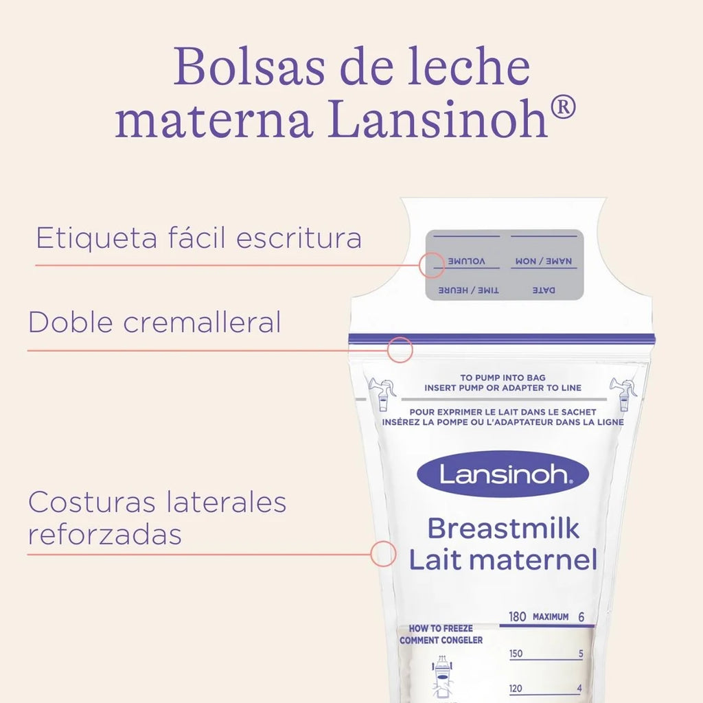 Bolsas para Leche Materna x 100