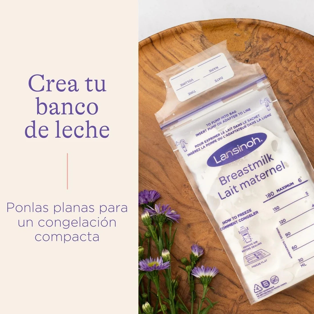 Bolsas para Leche Materna x 100
