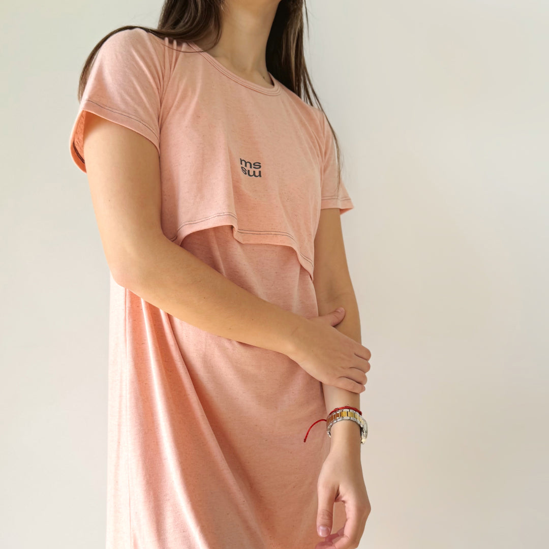 Camisón Caetana Salmón