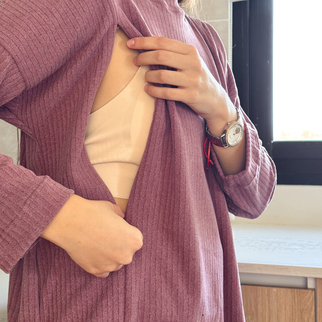 Sweater Lactancia Lupe Rosa