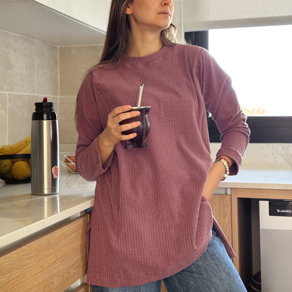 Sweater Lactancia Lupe Rosa