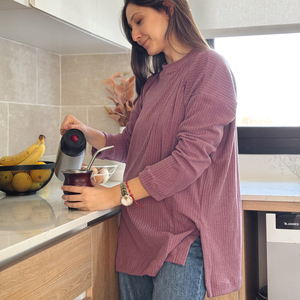Sweater Lactancia Lupe Rosa