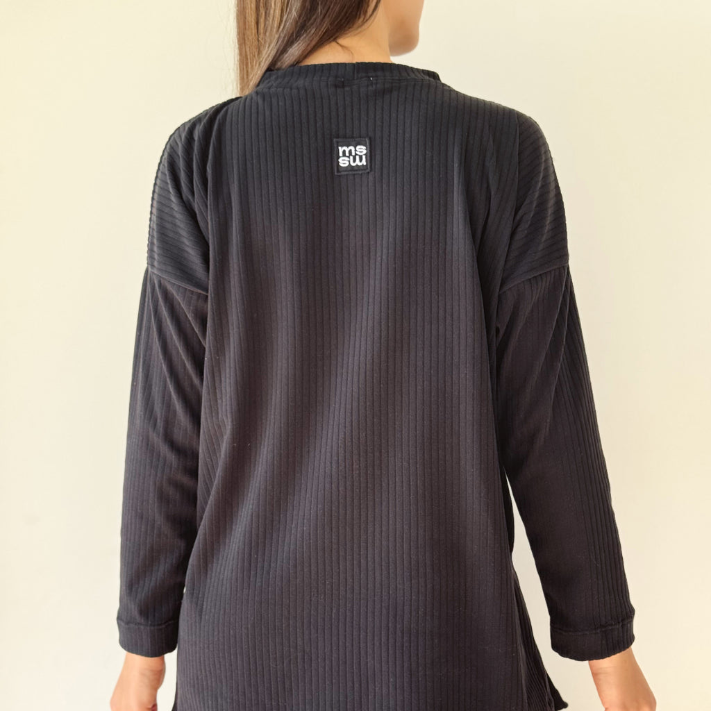 Sweater Lactancia Lupe Negro