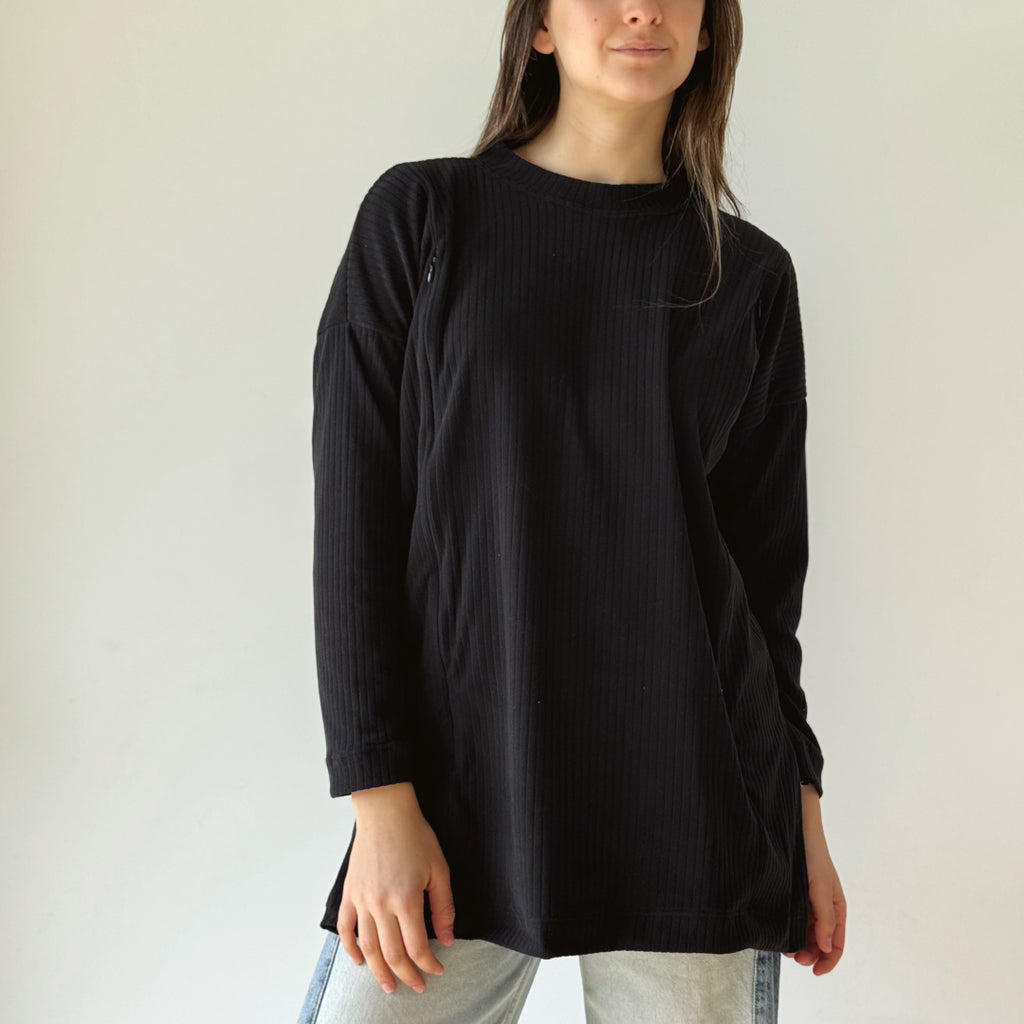 Sweater Lactancia Lupe Negro