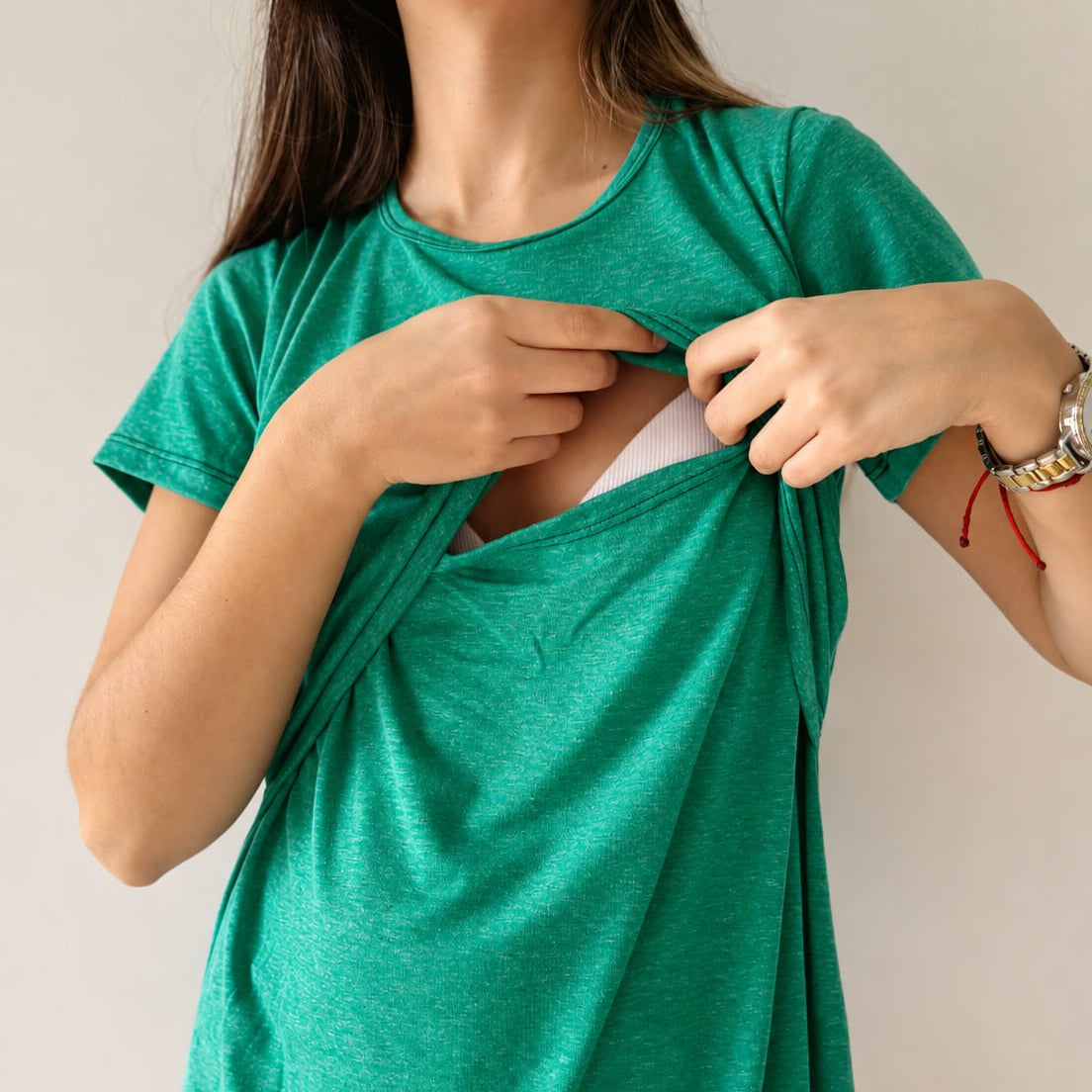 Camisón Caetana Verde