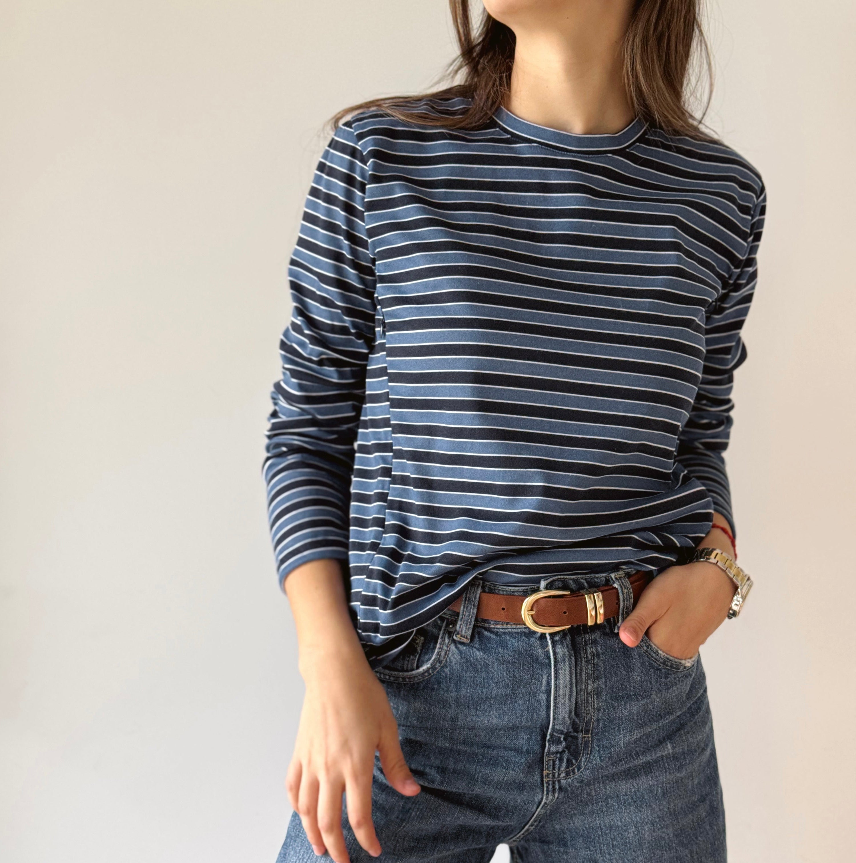Remera Lactancia Azul